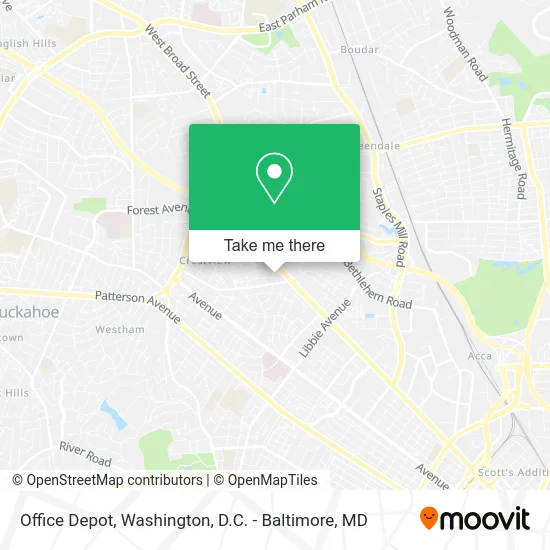 Office Depot map