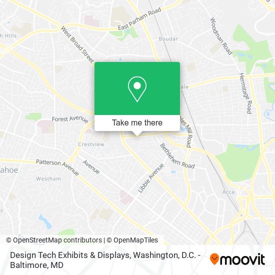 Design Tech Exhibits & Displays map