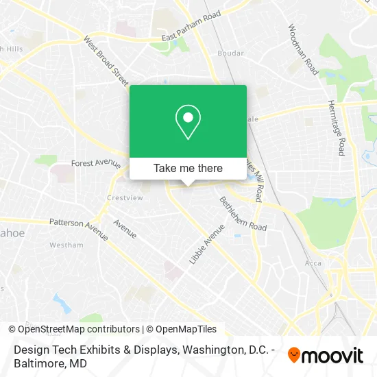 Design Tech Exhibits & Displays map