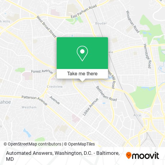 Automated Answers map
