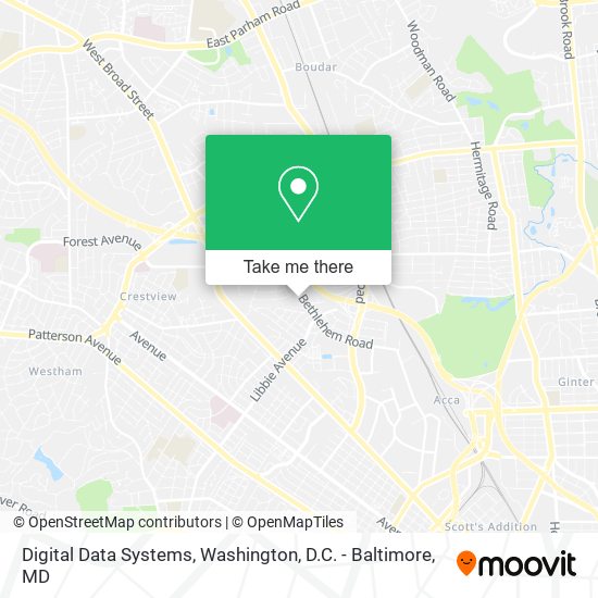Digital Data Systems map