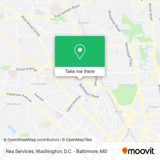 Rea Services map