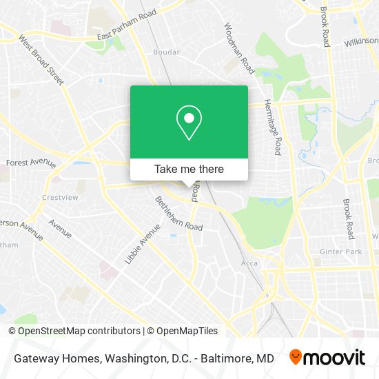 Gateway Homes map
