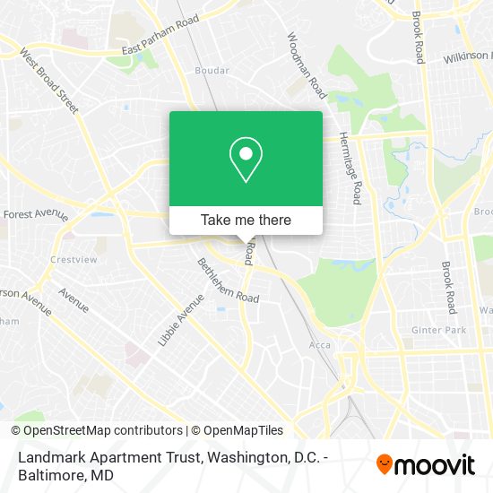 Landmark Apartment Trust map