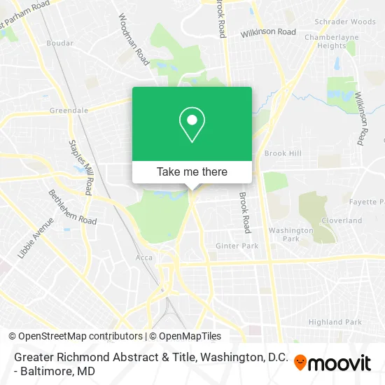 Greater Richmond Abstract & Title map