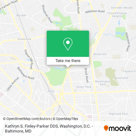 Mapa de Kathryn S. Finley-Parker DDS
