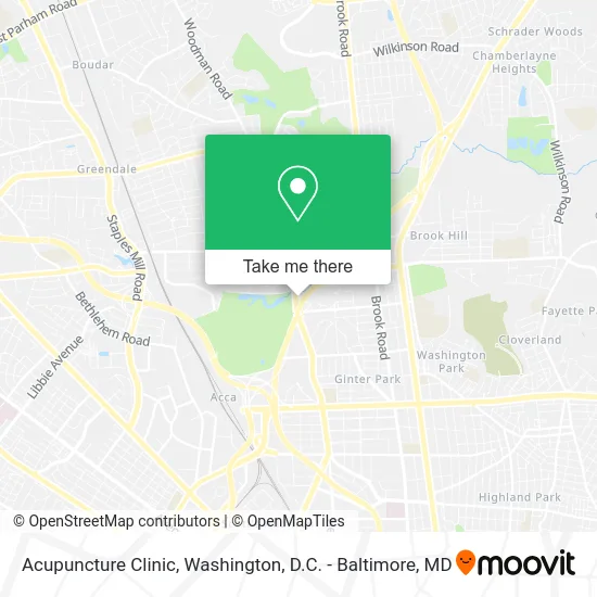 Acupuncture Clinic map