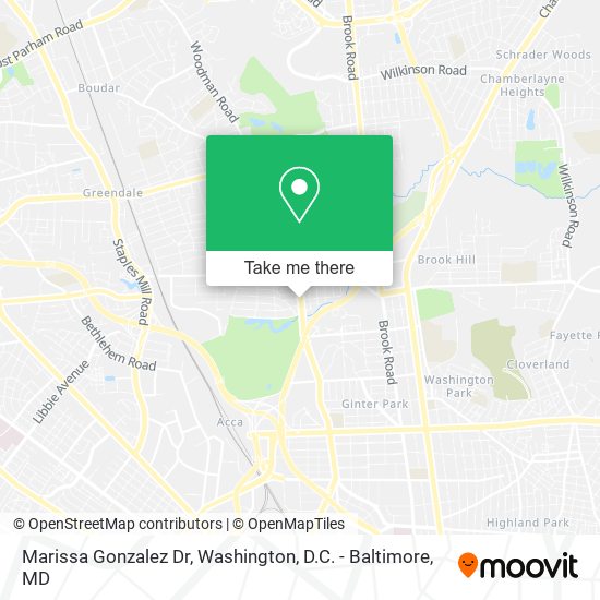 Mapa de Marissa Gonzalez Dr
