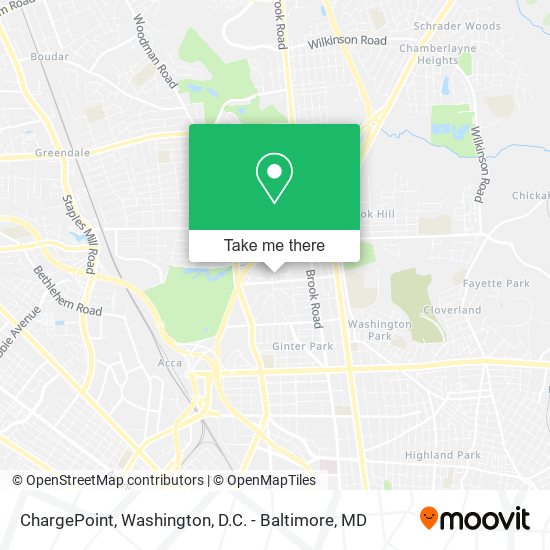 ChargePoint map