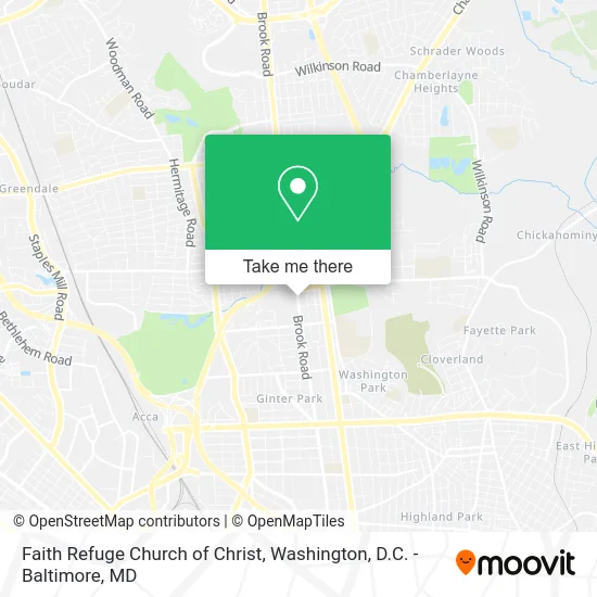 Faith Refuge Church of Christ map