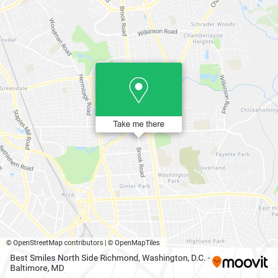 Mapa de Best Smiles North Side Richmond