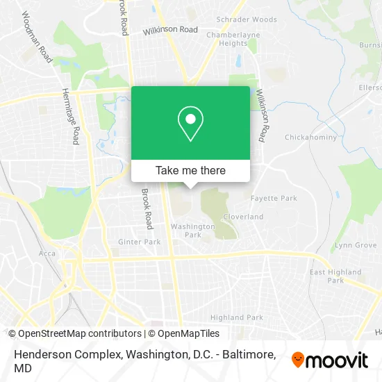 Henderson Complex map
