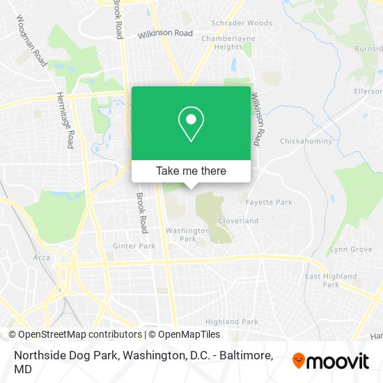 Mapa de Northside Dog Park