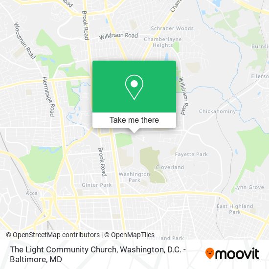 The Light Community Church map