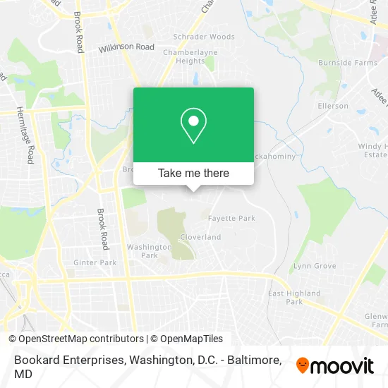 Bookard Enterprises map