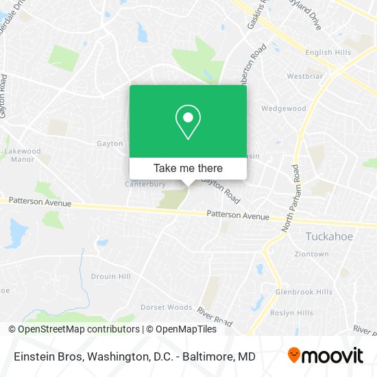 Einstein Bros map