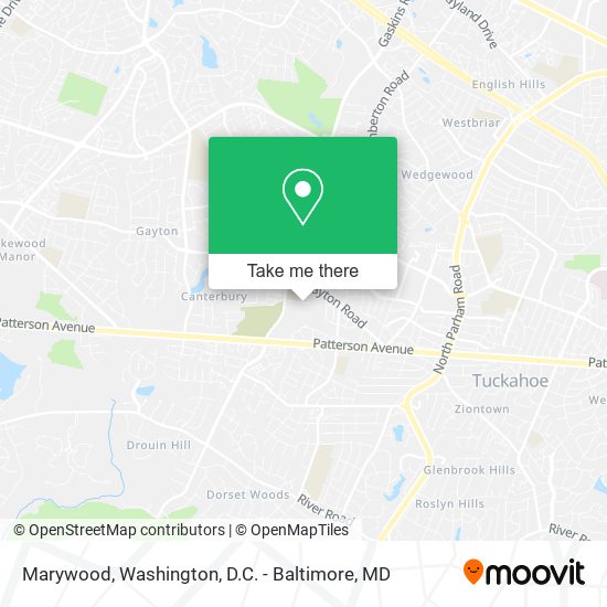 Marywood map