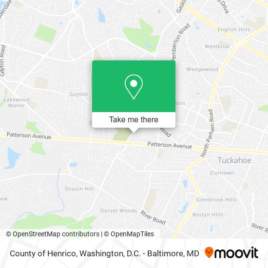 County of Henrico map