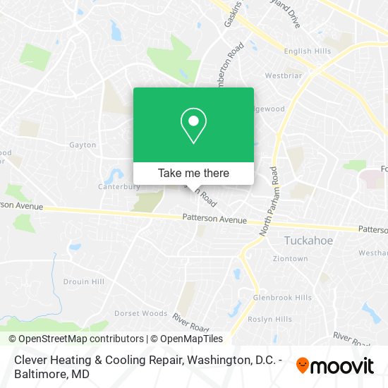 Clever Heating & Cooling Repair map