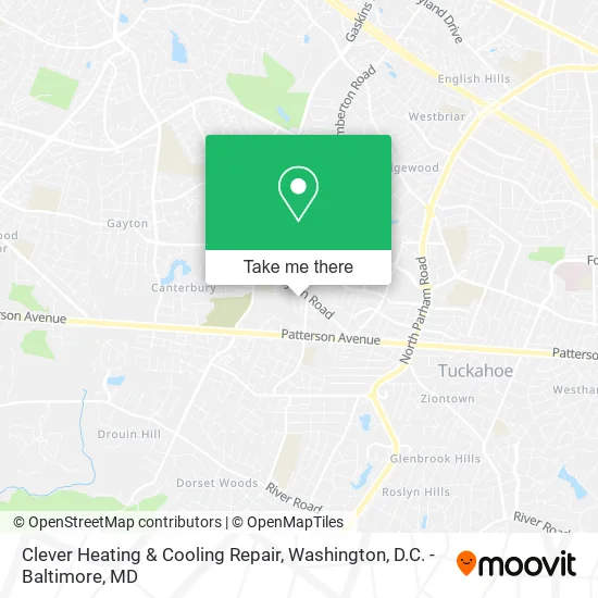 Clever Heating & Cooling Repair map