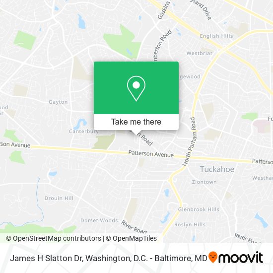 James H Slatton Dr map