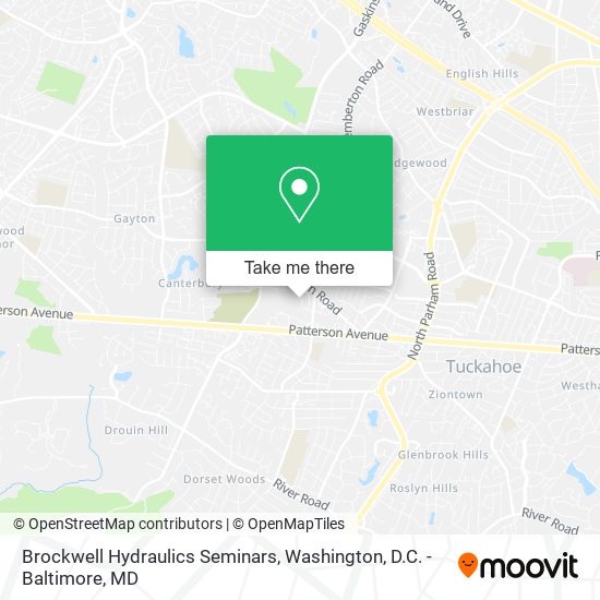 Brockwell Hydraulics Seminars map