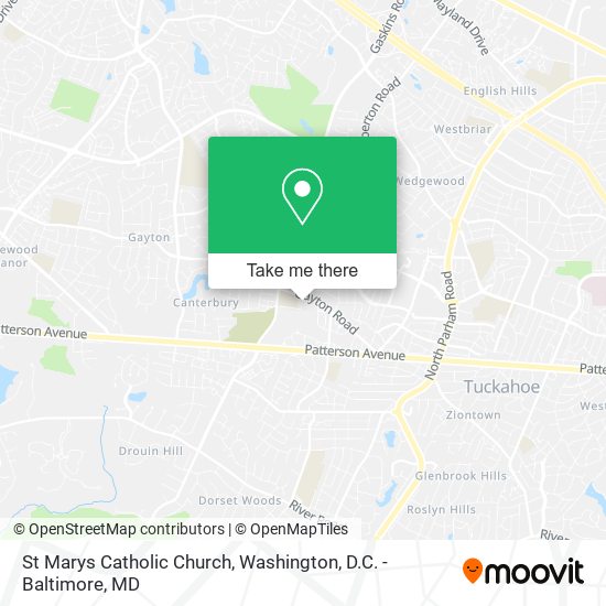 St Marys Catholic Church map
