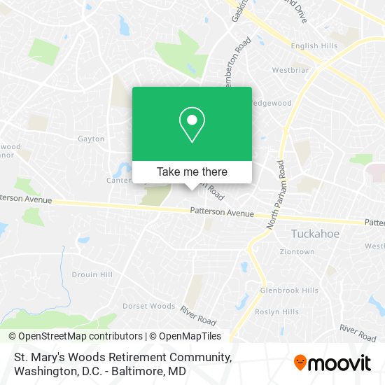 Mapa de St. Mary's Woods Retirement Community