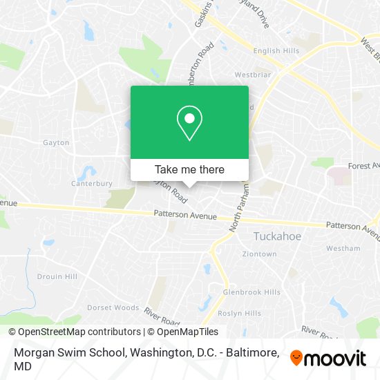 Mapa de Morgan Swim School