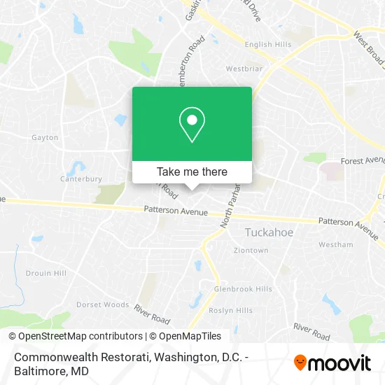 Commonwealth Restorati map
