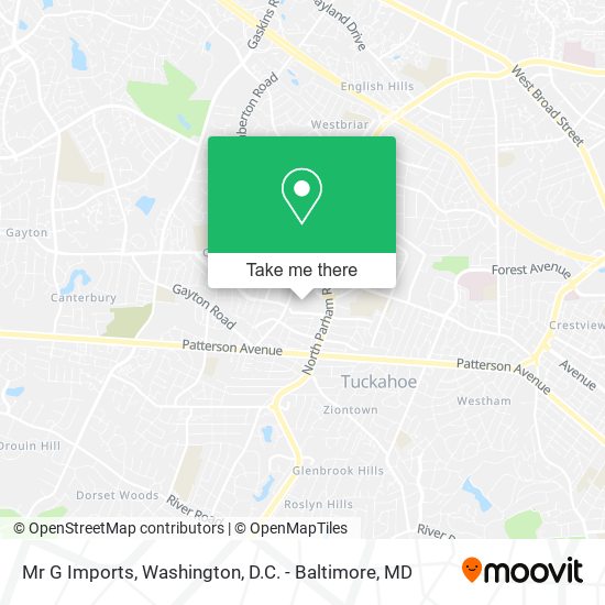 Mr G Imports map