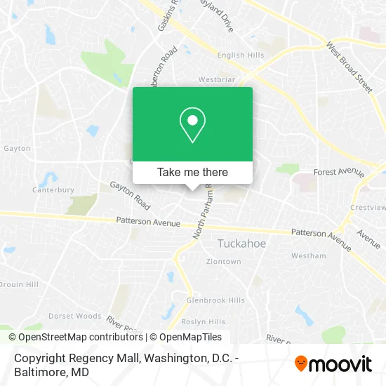 Copyright Regency Mall map