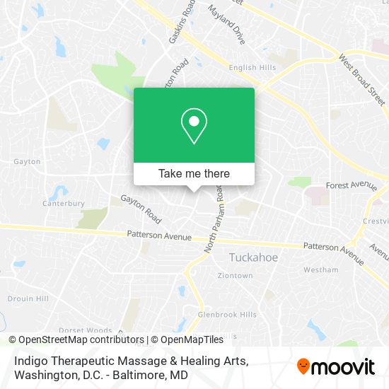 Indigo Therapeutic Massage & Healing Arts map