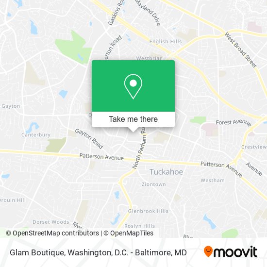 Glam Boutique map