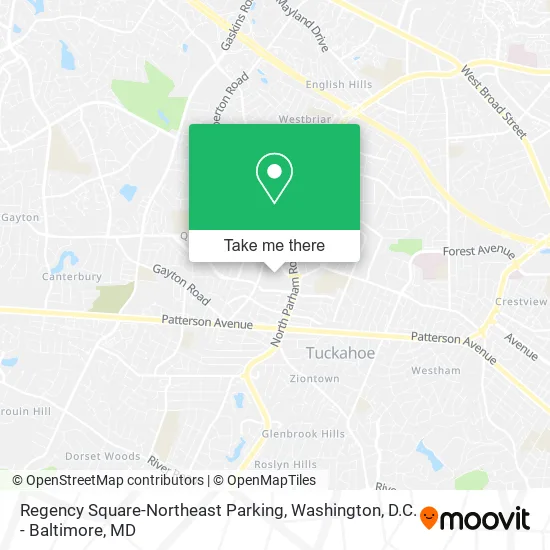 Regency Square-Northeast Parking map