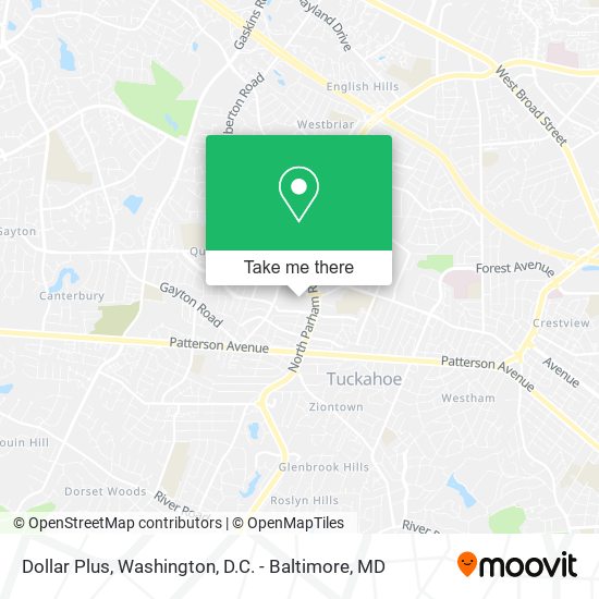 Dollar Plus map