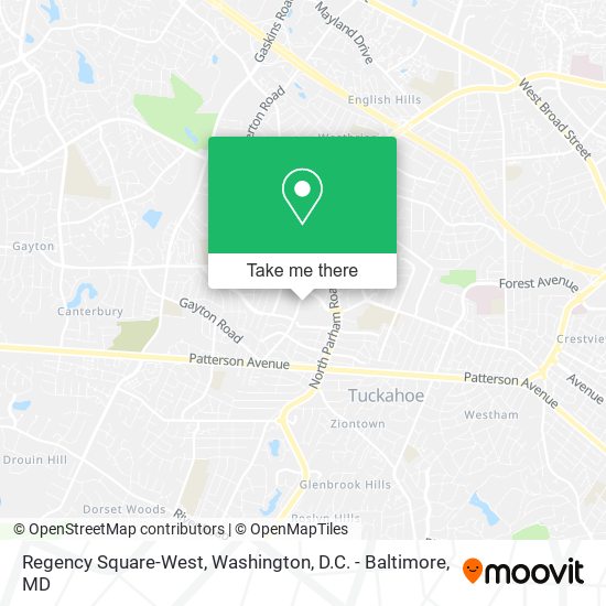 Regency Square-West map