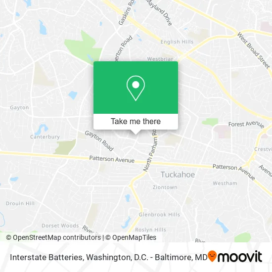 Interstate Batteries map
