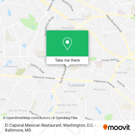 El Caporal Mexican Restaurant map