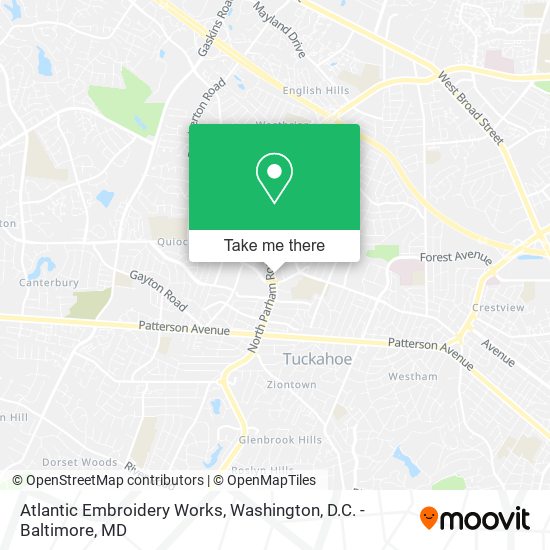 Atlantic Embroidery Works map