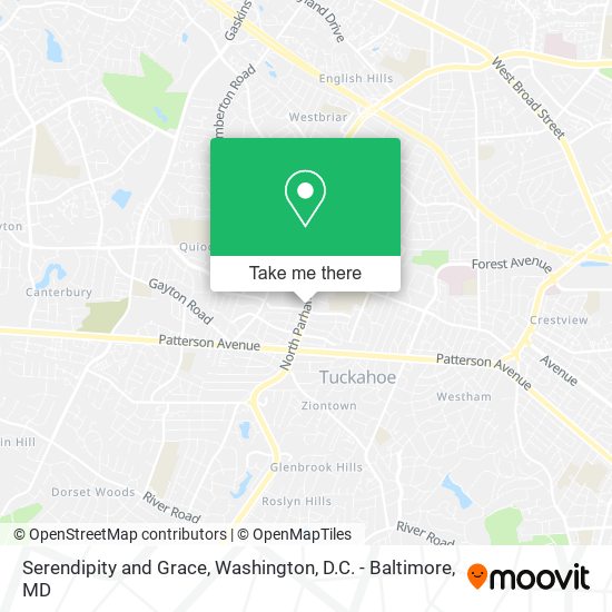 Serendipity and Grace map