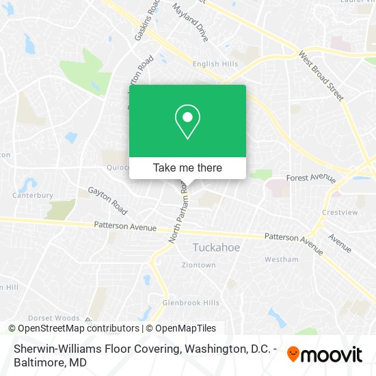 Mapa de Sherwin-Williams Floor Covering