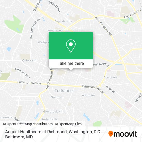 Mapa de August Healthcare at Richmond
