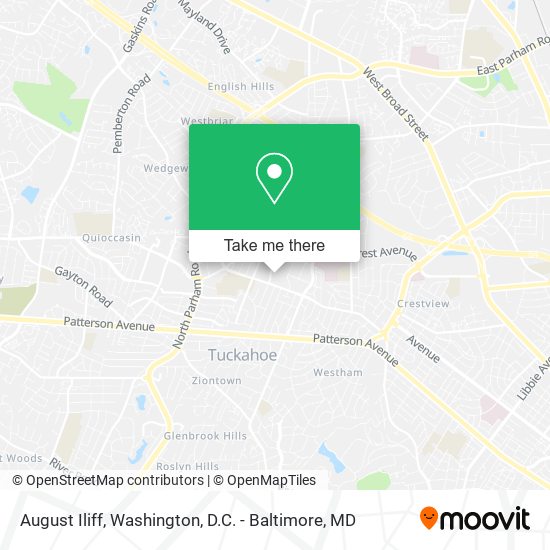August Iliff map