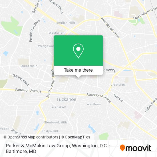 Parker & McMakin Law Group map