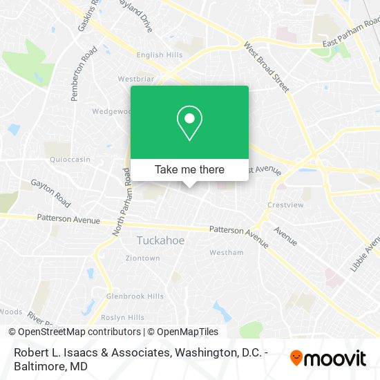Mapa de Robert L. Isaacs & Associates