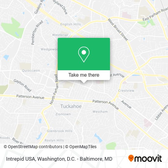 Intrepid USA map