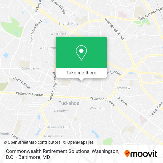 Commonwealth Retirement Solutions map
