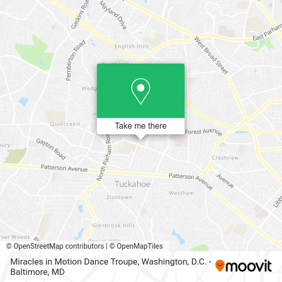 Miracles in Motion Dance Troupe map
