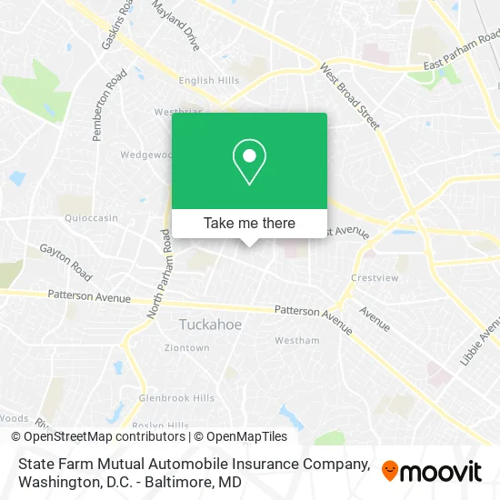 State Farm Mutual Automobile Insurance Company map